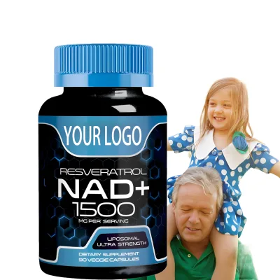 NAD Supplement Liposomal NAD + Trans-resveratrol Supports Cellular Health, Endurance and Healthy Aging - NAD Capsules