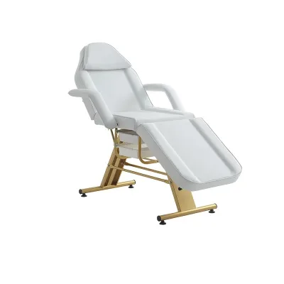 Wholesale Hot Sales Modern Adjustable Foldable Salon Beauty Lash Bed Metal Facial Massage Table Synthetic Leather Portable