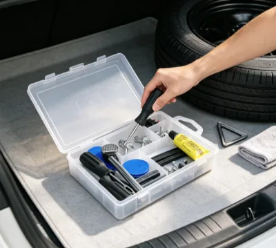 Professional Road Assistance Tire Repair Kit Full Set Insert Tools for Tubeless Auto Tyre Recovery