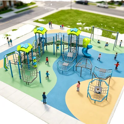Kids Slide Adventure Park Custom Playground Equipment Outdoor LLDPE Slide for Sports Park & Garden Home Use