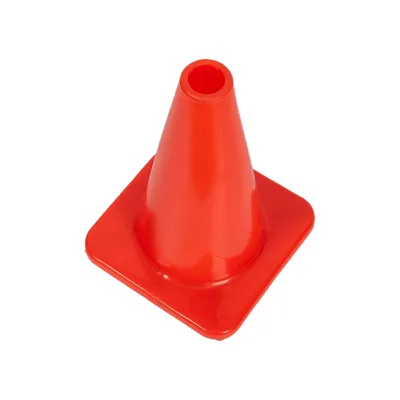 45cm High Visibility Red Plastic Traffic Cone Lightweight Safety Marker Durable Mini Cone for Crowd Control and Parking