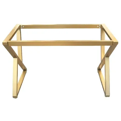 Mid Century Modern Industrial Metal Steel Table Stand Legs Support Foot Gold DIY Furniture Legs Desk Dining Table Frame