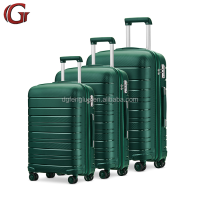 Luggage Travelling Bags Trolley Carry on Shopping Bag PP Material Luggage PP Design Suitcase Luggage