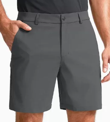 Men's Summer Casual Cargo Shorts 100% Polyester Five Minute Pants Waterproof Anti-Wrinkle Printed Loose Outdoor Waybill