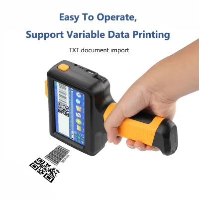 1790PLUS 12.7mm Handheld Printer Text QR Barcode Batch Number Logo Date Label Printer Handheld Thermal Inkjet Printer