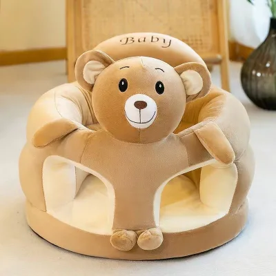 Baby Support Seat Cartoon Animal Infant Sitting Chair Breathable Toddler Floor Seat for Sitting Learning Nursery Baby Gift