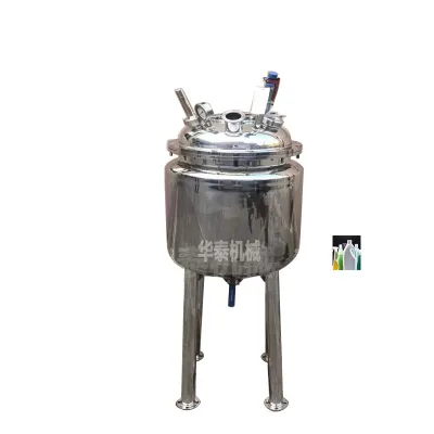 304 Stainless Steel Three-Layer Laboratory Tank Sight Glass Light Pressure Vessel for Core Steam Heated Mixing for Milk
