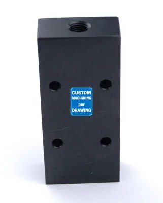 CNC Milling Hydraulic Manifold Aluminum Block Stainless Steel Manifold Block for Optimal Flow in Pneumatic and Hydraulic Systems