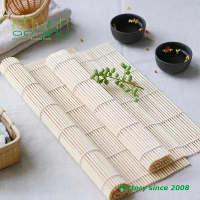 Handmade Natural Bamboo Sushi Rolling Mat Traditional Japanese Craft for Making Maki Rolls at Home