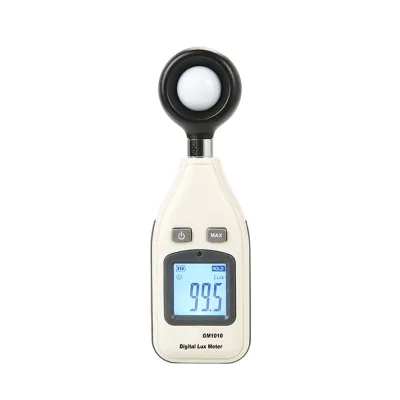 GOYOJO GM1010 Digital Lux Light Meter Luminometer Electronic Photometer 0~200000Lux for Factories Offices Roads Homes Stereos
