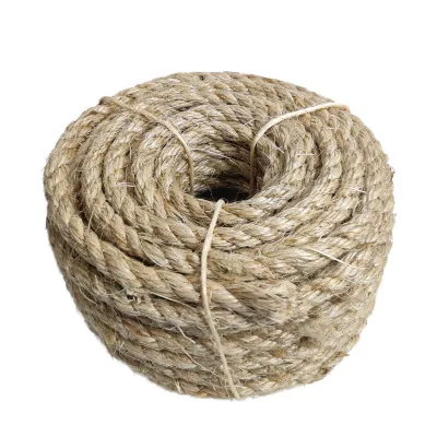 High Quality Natural Color Sisal Fibre Twisted Sisal Rope for Outdoor Gardening Sports & Entertainment Products Packaging