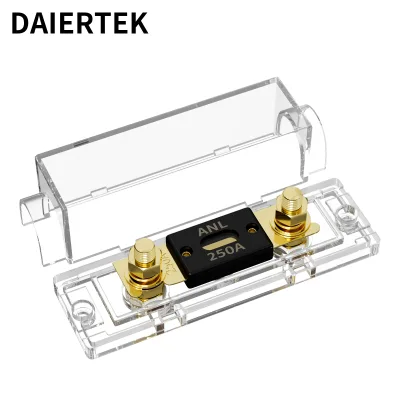Wholesale 12V-24V Waterproof 250A ANL Fuse Holder with Transparent Cover for Automotive Truck Video System