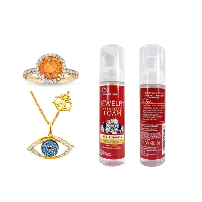 Connoisseurs Gold and Silver Jewellet Cleansing Foam Diamond Gemstone Jewelry Cleaner Foam
