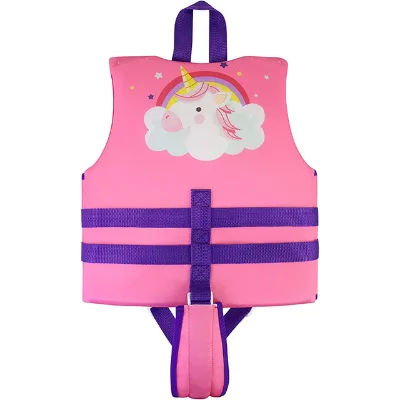 Custom Kids Swim Vest Float Jacket for 30-50 Lbs 2-6 Years Toddler Flotaties Swimming Pool Vest for Boys Girls Swimming Learning