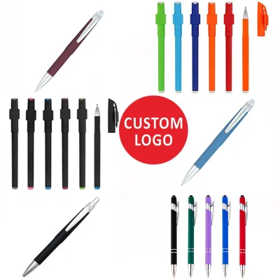 Logo Projection Promotional Flashlight With Different Color Mini Metal Custom Ballpoint Pen Making Machine