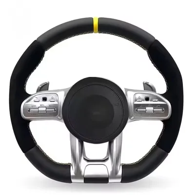 Facelift Volant Lenkrad Leather Steering Wheel for C250 Class E E 350 W205 W222 W212 ML W163 GLB X247 GLS X166 GLS63 AMG