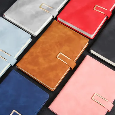 Customizable A5 Thickened Notepad with 100 Sheets Business Notebook Gift Box Enterprise Staff Accompanying Gift Leather Cover