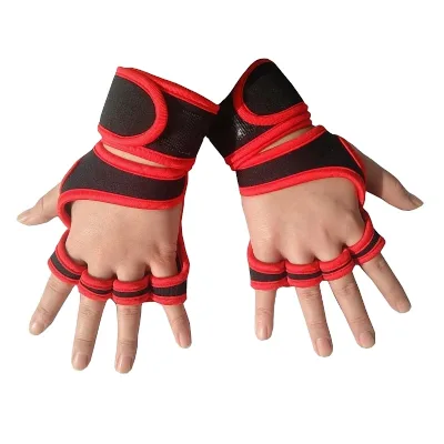 Fingerless Weight Lifting Gloves Fitness Training Gloves Non Slip Gym Custom Weighted Workout Gym Gloves for Women