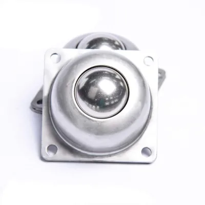 CY-38A Square Flange Galvanized Ball Roller Omni-directional Universal Ball for Machinery Trolleys Furniture