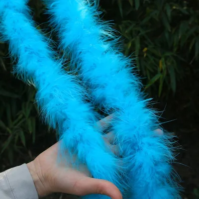 Cheap High Quality 20g/pcs Dyed Turkey Marabou Feather Boa Turkey Feather Boa for Wedding Party Home Decorations