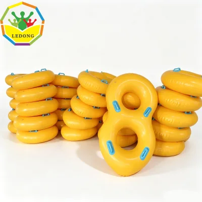 Outdoor/Indoor PVC Water Park Inflatable Tube with Double Floating Ring for Amusement Water Pools