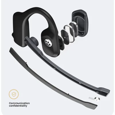 Premium Waterproof Workout Headphones Stereo Sports Headset for Wireless Bone Conduction Cycling Outdoor Training
