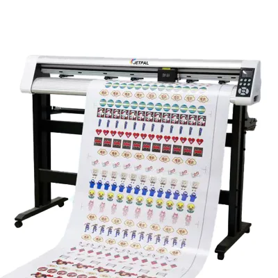 Cutting Plotter Machine 1350mm Vinyl Cutter Machine 53 Inch Paper Feed Cutting Plotter with Floor Stand Signmaster Software