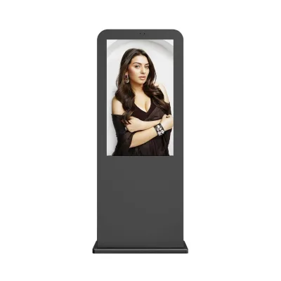 In stock high light digital signage double side lcd outdoor player