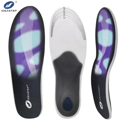 IDEASTEP Half Insole Packaging Rigid Paper Full Shoe Good Feet Arch Support Silicon Insole for Back Support Orthotic. Insoles