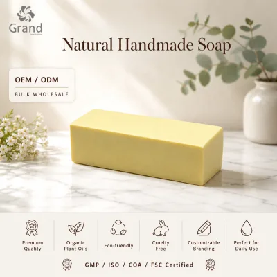 Natural Handmade Organic Herbal Soap Bar with Antiseptic & Whitening Benefits for Adults-Wholesale OEM Bath Soap