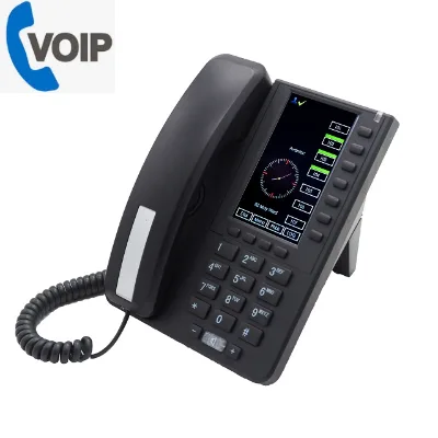 OEM IP Phone Systems IP Telephone Color LCD Desktop Hotel IP Phone Headset POE Phone PHA23N