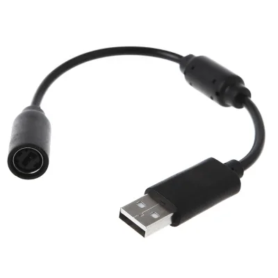 USB Breakaway Adapter Cable Cord for Xbox 360 Wired Controller