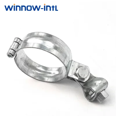 Industry Carbon Steel Zinc Finish Metric Pipe Hanger Pipe Clamp OEM