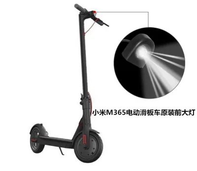 2024 Completely Accessories Xiaomi M365 Pro Electric Scooter Replacement Parts Front LED Head Light
