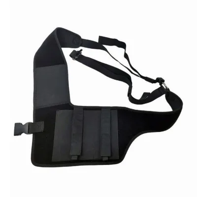 Universal Shoulder Neoprene Gun Holster Concealed Carry Adjustable Tactical Underarm Chest Holster with Cell Phone Bag
