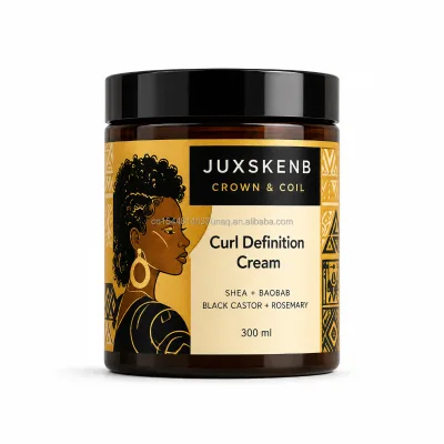 Salon Professional Wholesale Curl Cream for Black Natural Hair Flexible Definition and Softness
