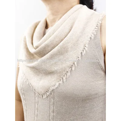 Lady cashmere fashion neck warmer triangle scarf