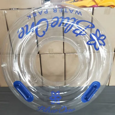 Hot Selling Products 2021 Inflatable Swimming Ring Transparent Swim Ring