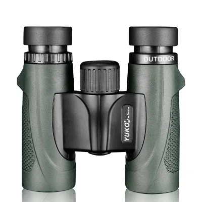 10x25 Factory Wholesale High Quality Dark Green Waterproof Bak4 Prism Rangefinder Telescope for Sale Toy High Quality Binoculars
