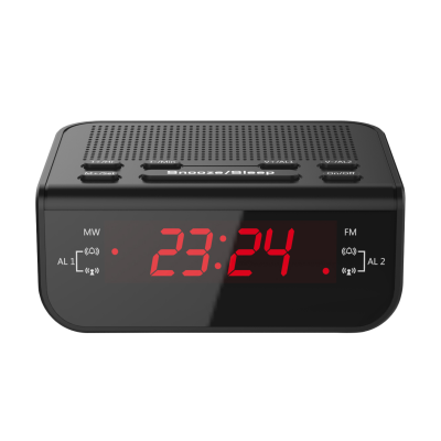 Am Fm 2 Band Portable Radio New Design Snooze/sleep Functions Clock Radio