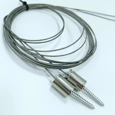 Factory Customizable String Light Galvanizing Pendant Light Cable Kit Pendant Light Wire Ceiling Wire Rope