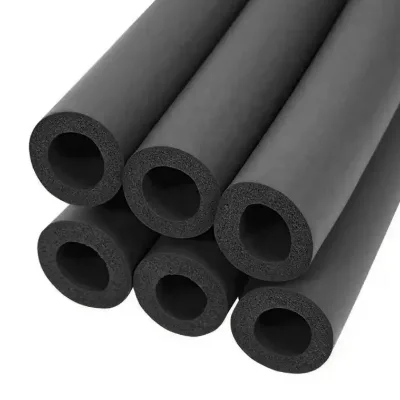 Heavy Duty EPDM Sponge Tube for Industrial Pipes, Oil/Chemical Resistant, Density 40kg/m³, ID/OD Sizes  for HVAC