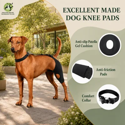 Customizable Pet Dog Knee Brace Tom ACL Hind Leg Neoprene Protective Sleeve for Dog Patella Luxation Leg Stabilizing Care