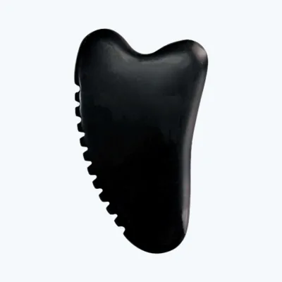 black color body care massage products bian stone natural gem Gua Sha for Detox