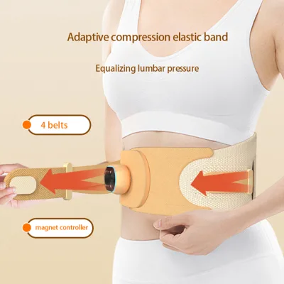 Latest Top Seller Heating Belt Waist Protection Breathable Back Brace Lumbar Support Belt Vibration Waist for Better Massage