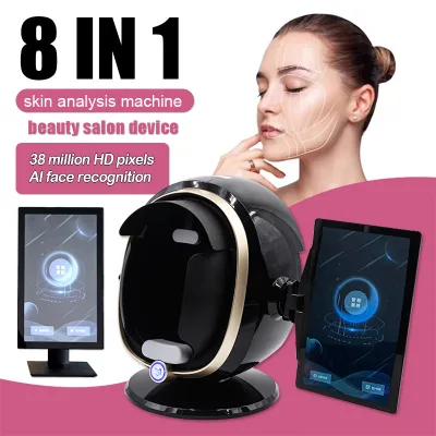 Professional Ai Skin Analysis Machine Multi Language How to Operate Skin Analysis Machine Beauty Salon Equipment
