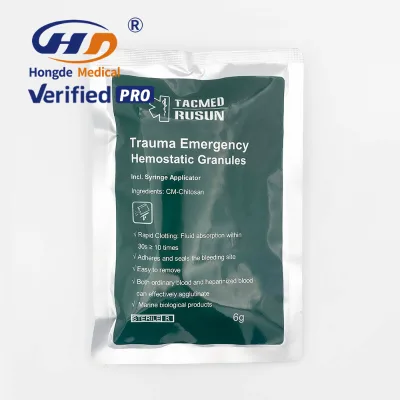 Hemostatic Powder Bioline Rapid Hemostasis Medical Hemostats Dressing  Chitosan Hemostatic Agent Granule