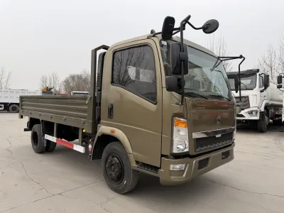 Used Sinotruk HOWO Light Cargo Truck 115 HP 6 Wheel Tuck 5T 8T 10 T