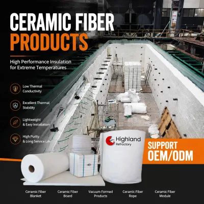 Alumina Fiber Boards 50mm 1600C PCW for Lab Tube Furnace Chamber Lining Ultra High Temp Insulation Panel Project