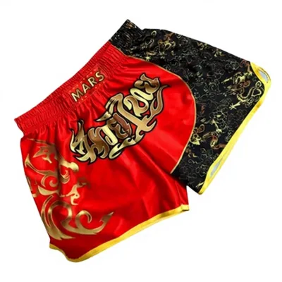 Muay Thai Boxing Shorts-Kick Martial Arts Trunks for Taekwondo